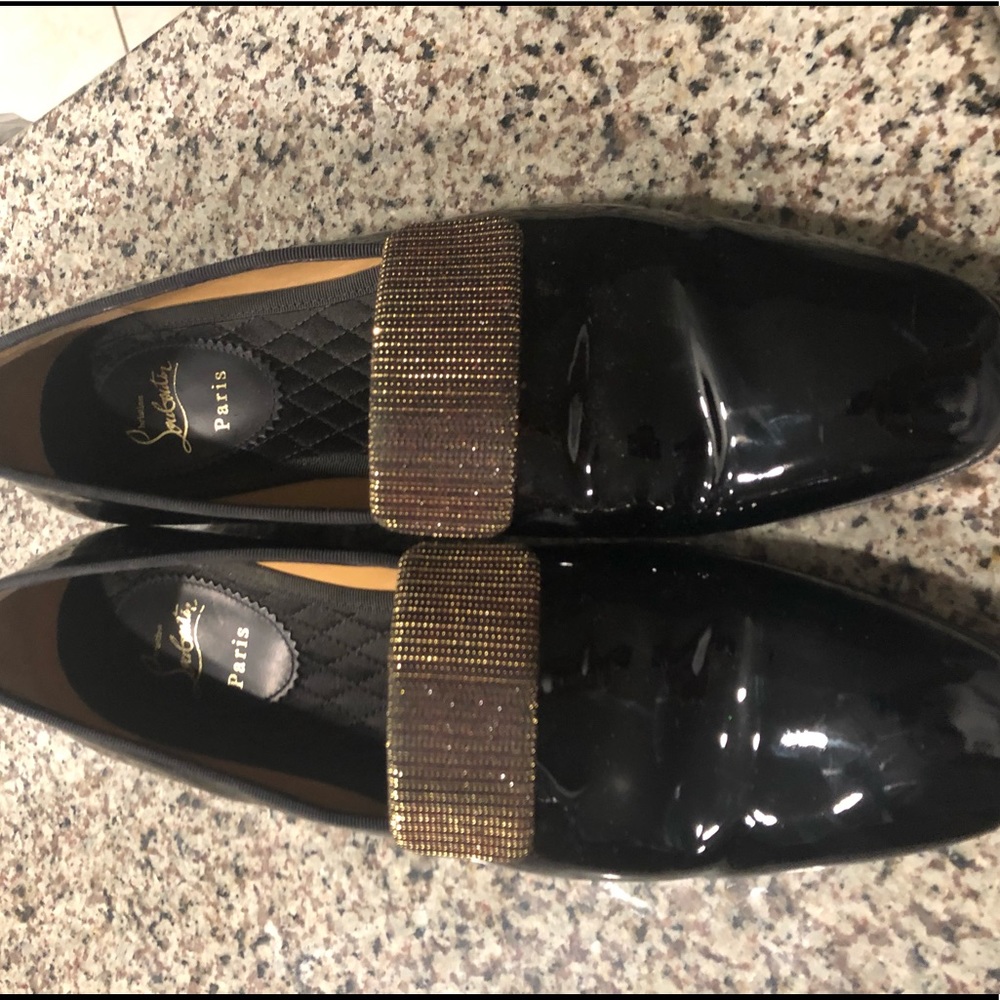 Christian Louboutin red bottom loafer